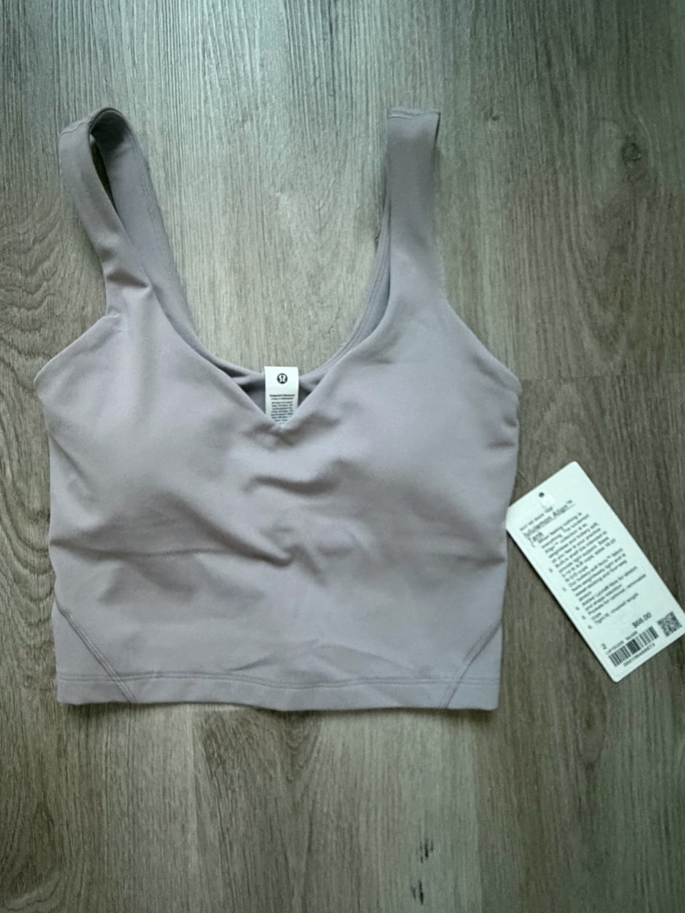 lululemon athletica Dusty Lavender Supportive align Tank